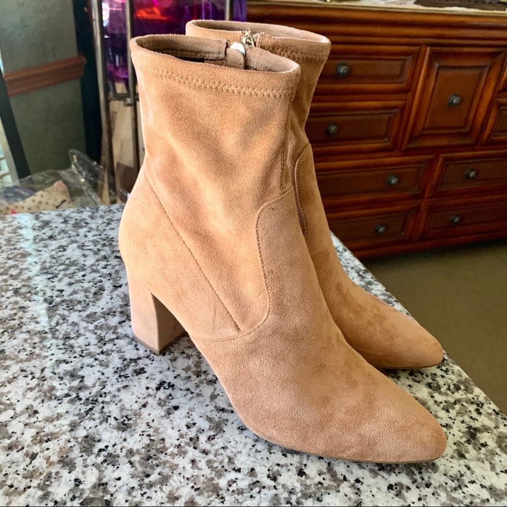 Steve Madden Suede Sock Booties